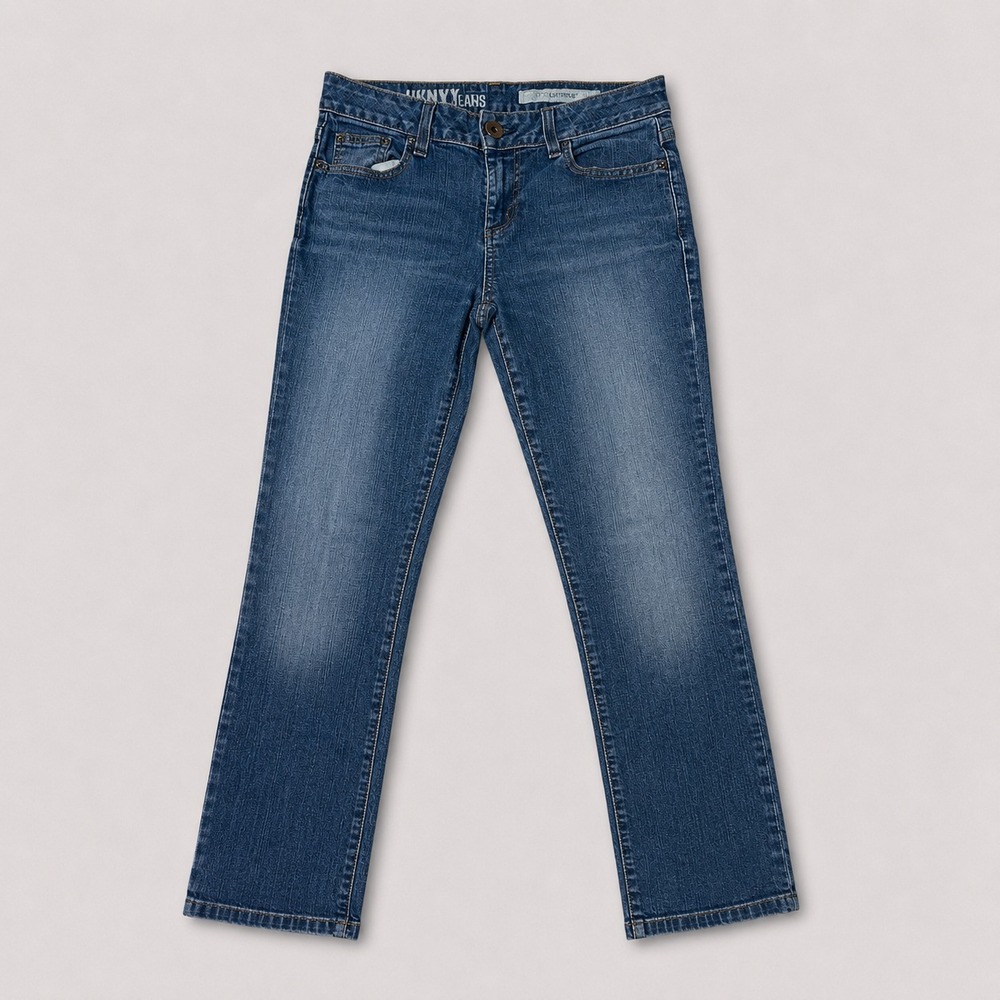DKNY Jeans Girls 4R Skinny Jeans Blue Stretch Denim Medium Wash Youth